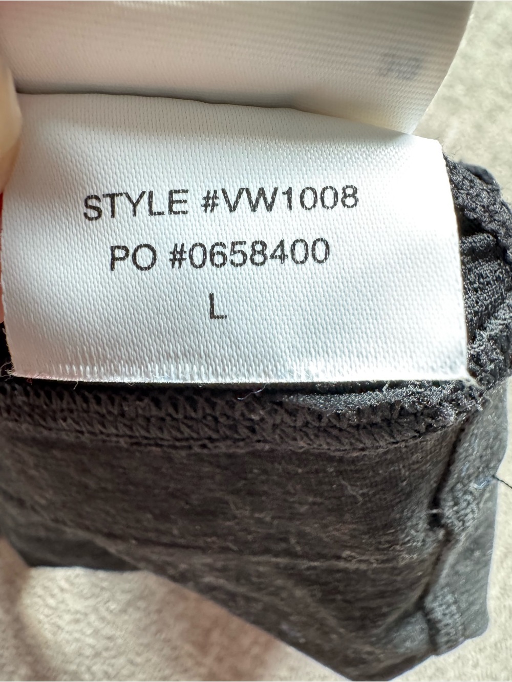 Vuori Black Strappy Bra - Women Intimates - Picture 3 of 3